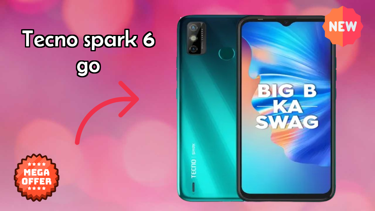 Tecno Spark 6 Go Display Technology: 6.52 Inches (16.56 Cm) Screen